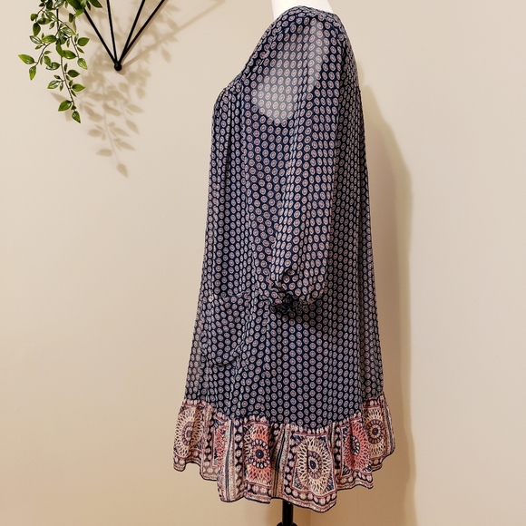 FLOWY CHIFFON TUNIC DRESS medium - Picture 3 of 11